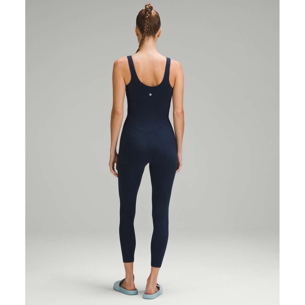 Lululemon Align Bodysuit 25" True Navy Size 0 Nulu Yoga Jumpsuit Activewear Gym